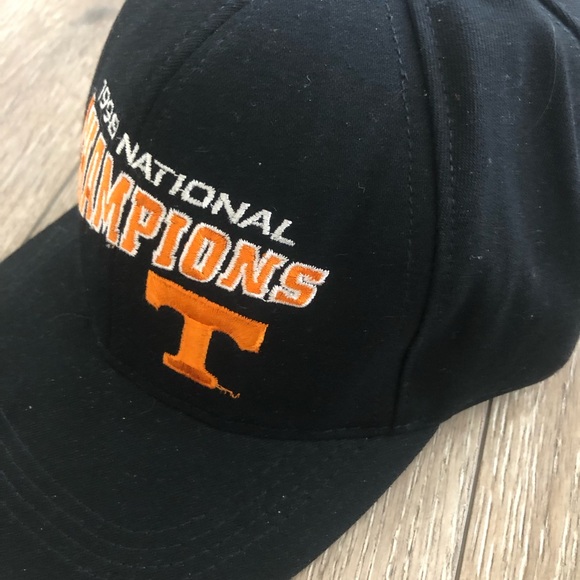 Vtg Tennessee Volunteers 1998 National Champ Tostitos Fiesta Bowl Snap Back Hat - Picture 4 of 4